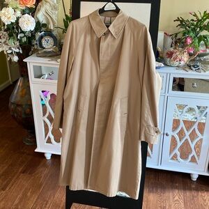 Vintage Faux Burberry Men's Trench Jacket